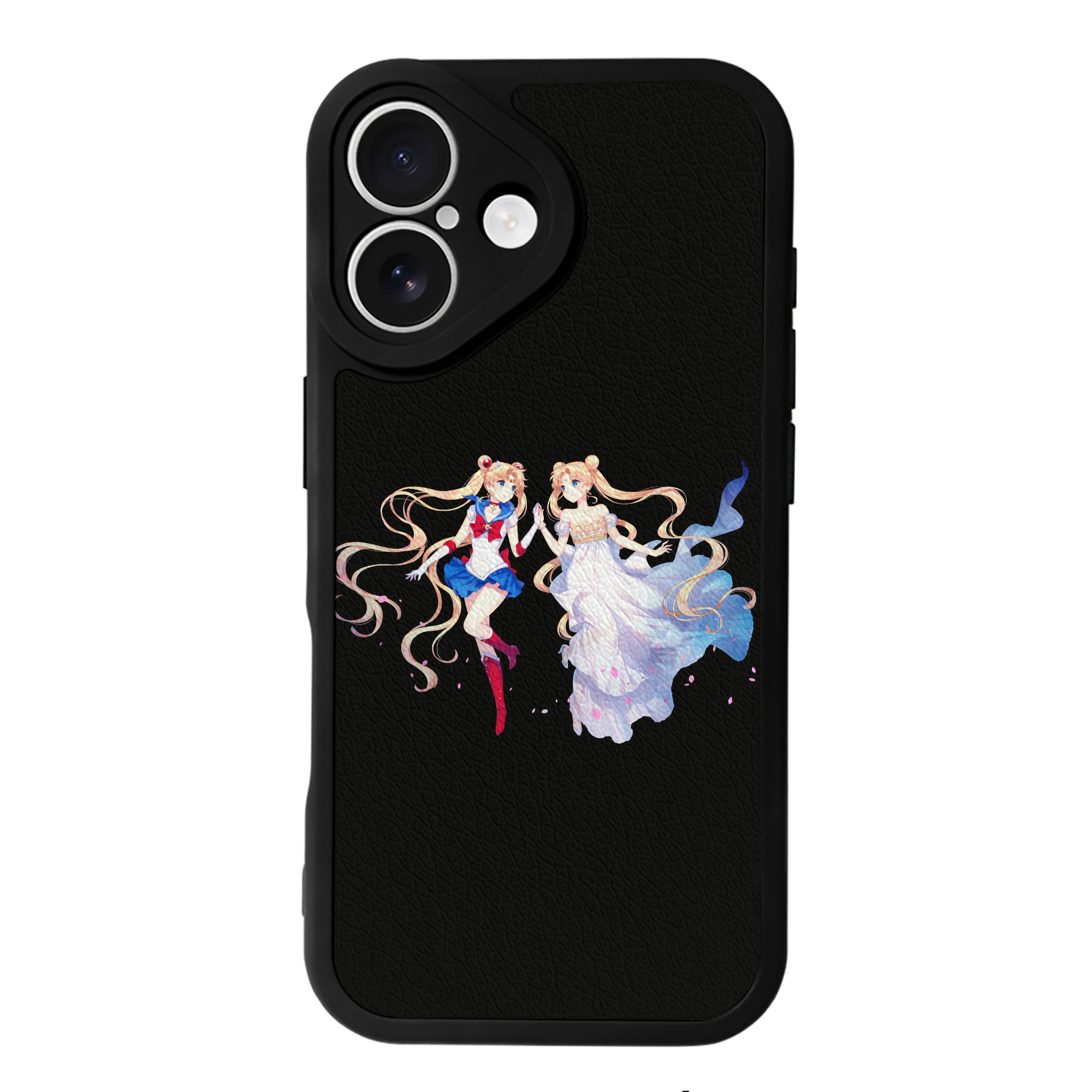 （画像用） 美少女戦士セーラームーン 月野 うさぎ つきの うさぎ Sailor Moon Tsukino Usagi 【iPhone 16シリーズ対応】シリコンスマホケース（レザー調） 材質：シリコン